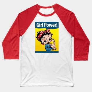 BETTY BOOP - Girl power! Baseball T-Shirt